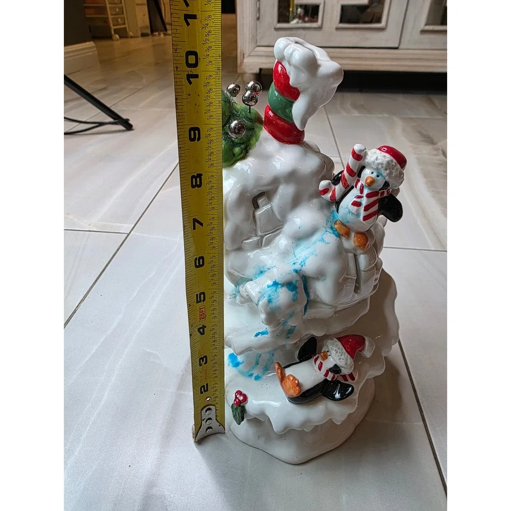 Occaxions North Pole Place Penguin Ice House Tea Light Holder 91005 Christmas A6